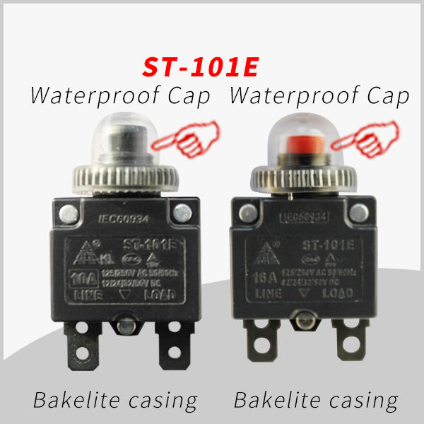 ST-101E current overload thermal protector temperature control protection switch converter motor circuit breaker European style Australian style socket