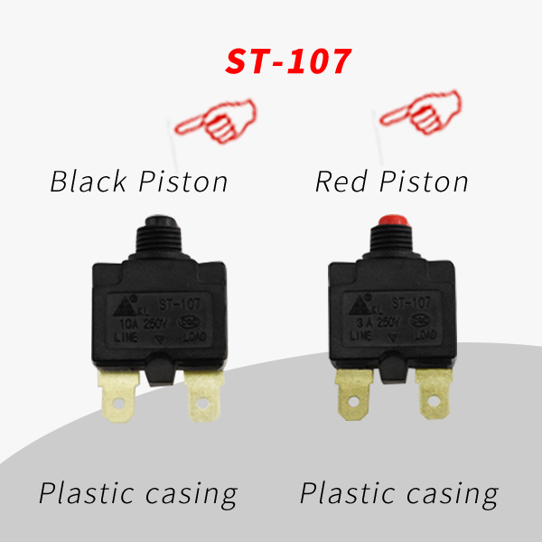 Current overload thermal protector plastic socket converter accessories ST-107 plastic nut